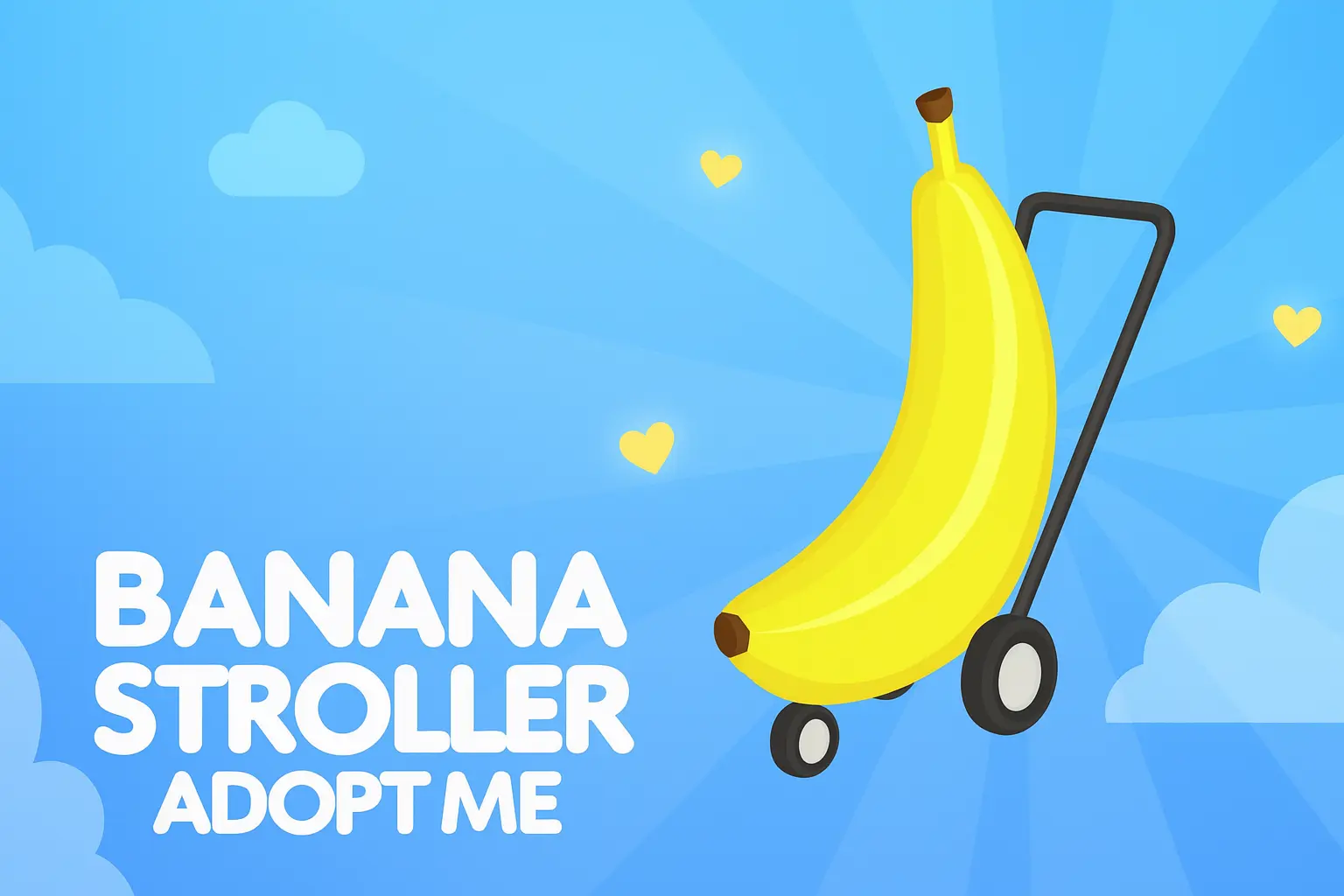 banana stroller adopt me trade values