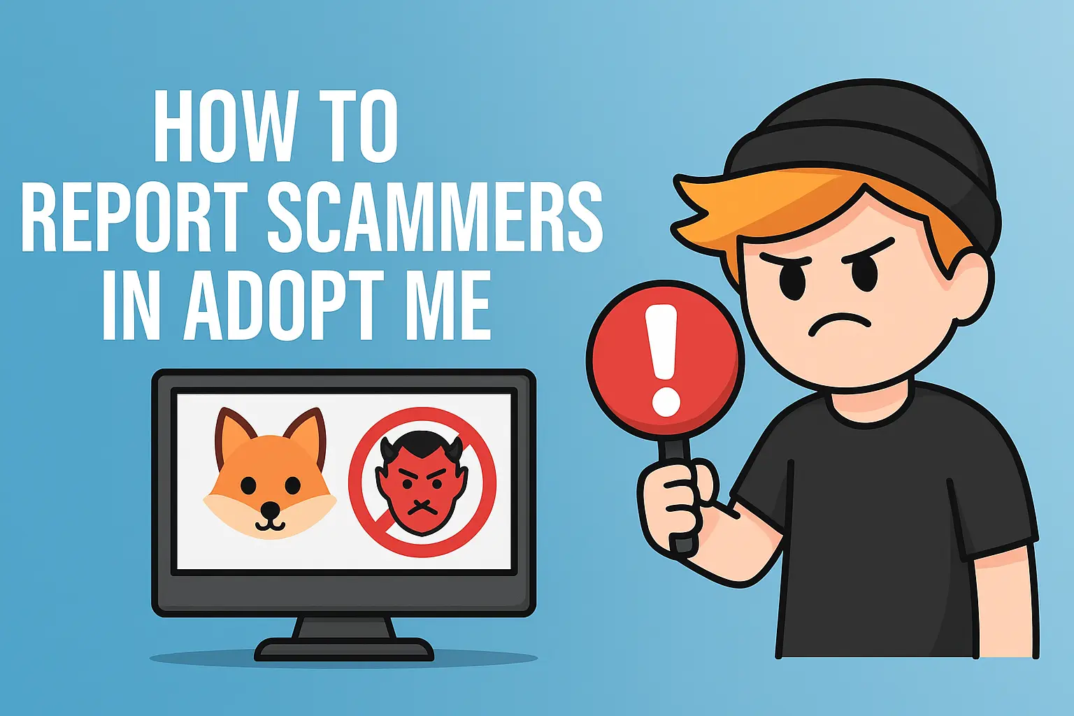 how to report scammers in adopt me trading values