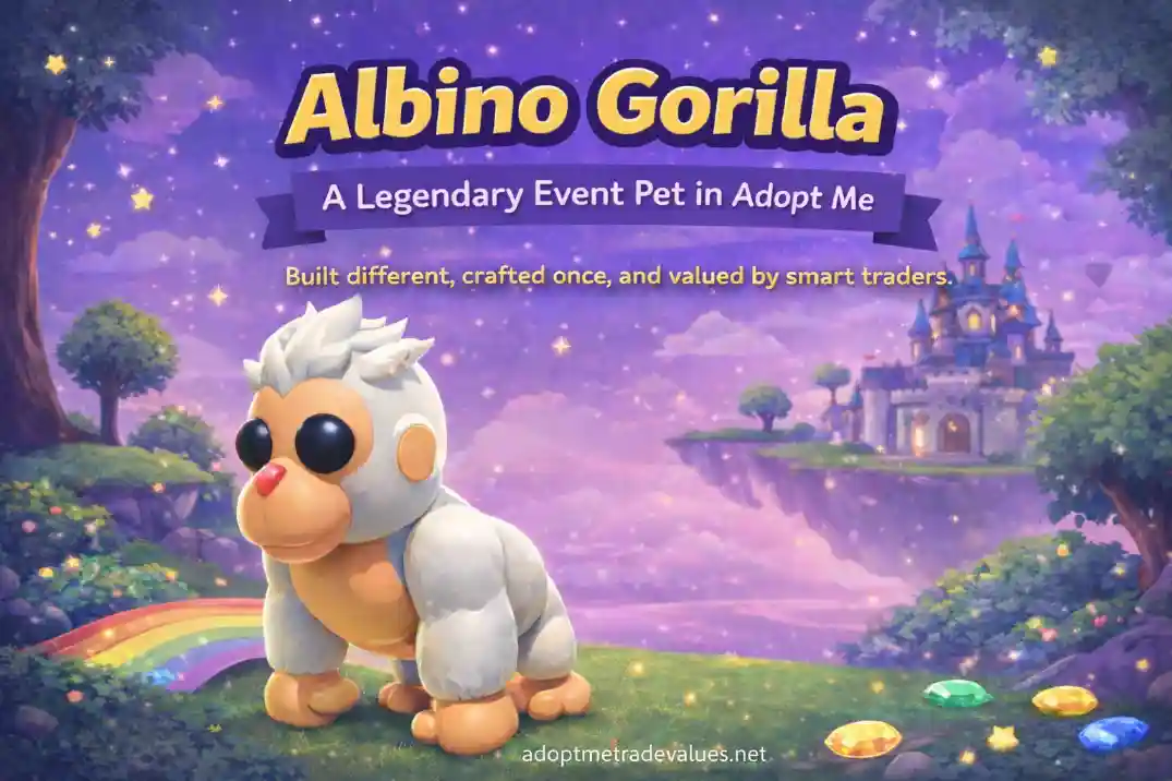 Albino Gorilla Adopt Me – Trading Value, Rarity & Why This Gorilla Is So Special