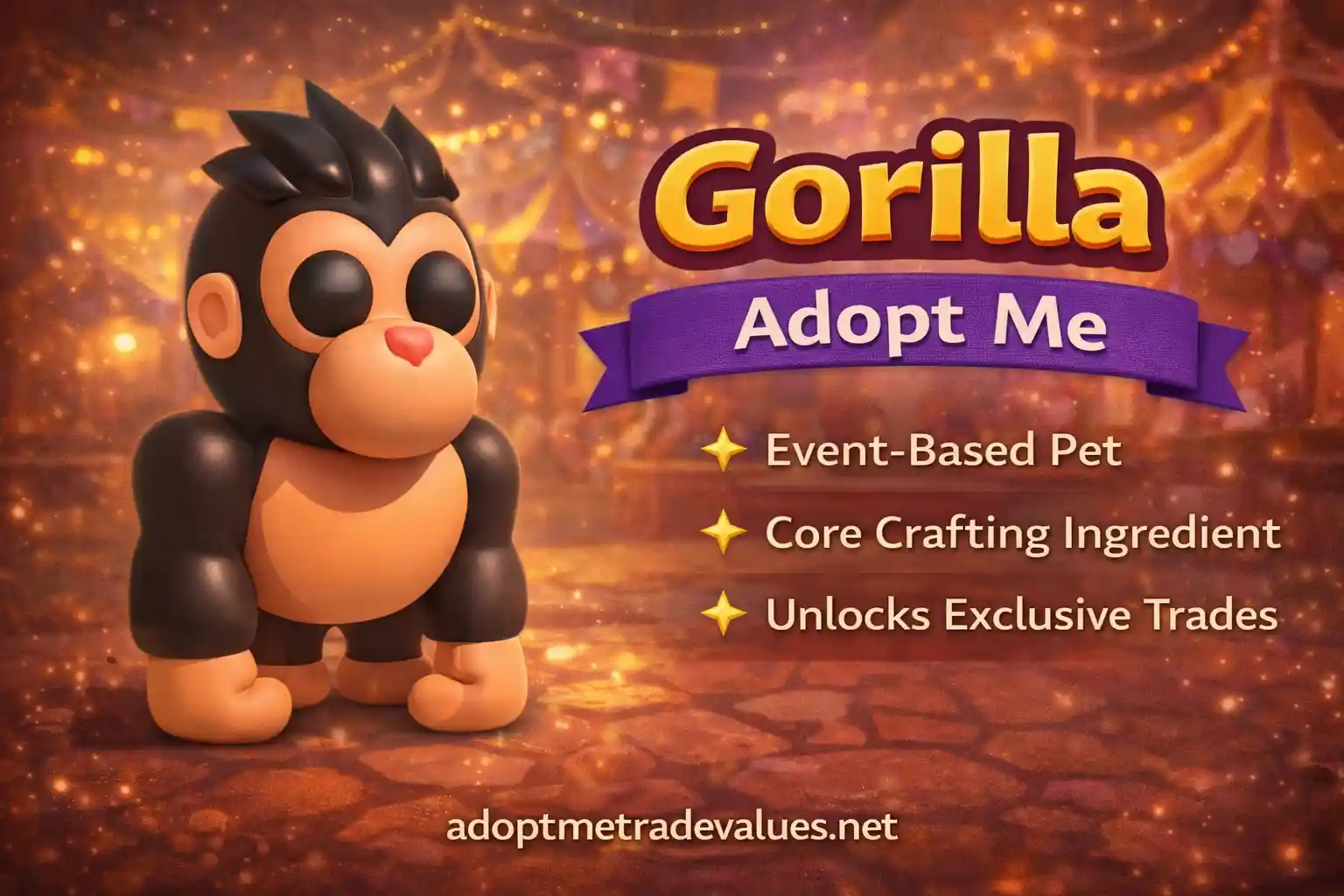 Gorilla in Adopt Me – How It Works, Why It Matters & What This Pet Unlocks