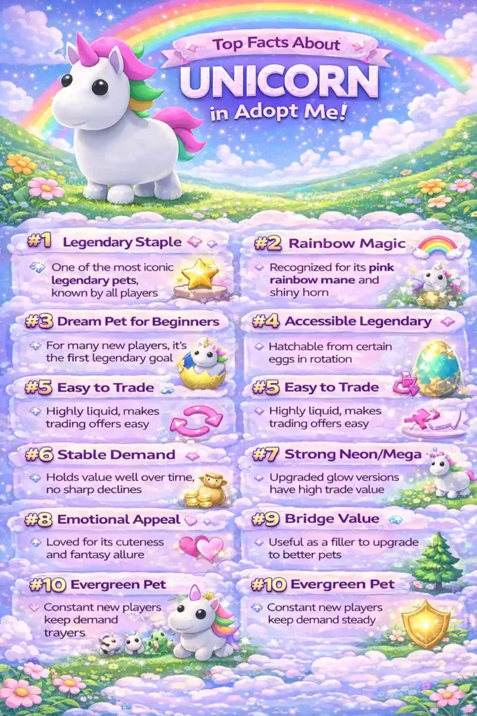 unicorn in adopt me trade values