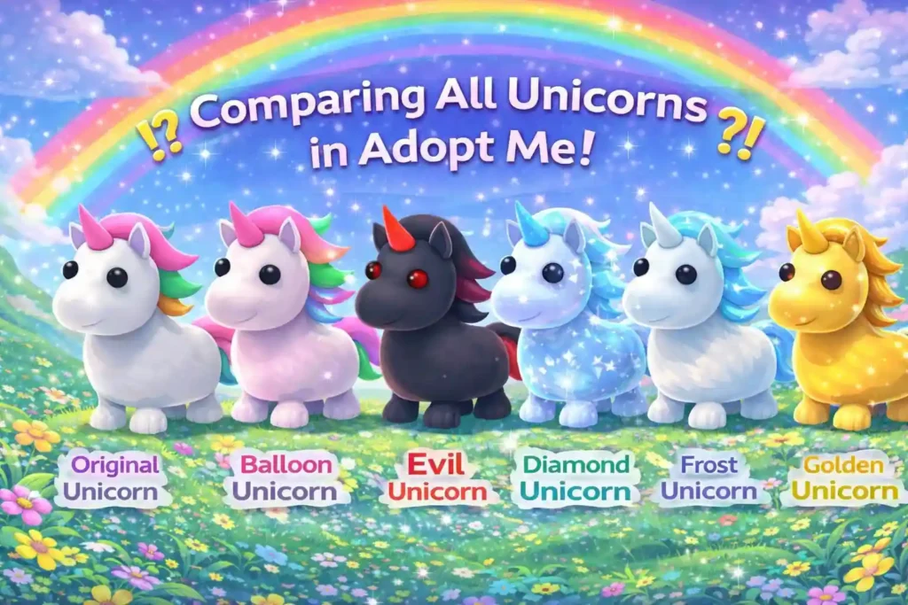 unicorn variants in adopt me